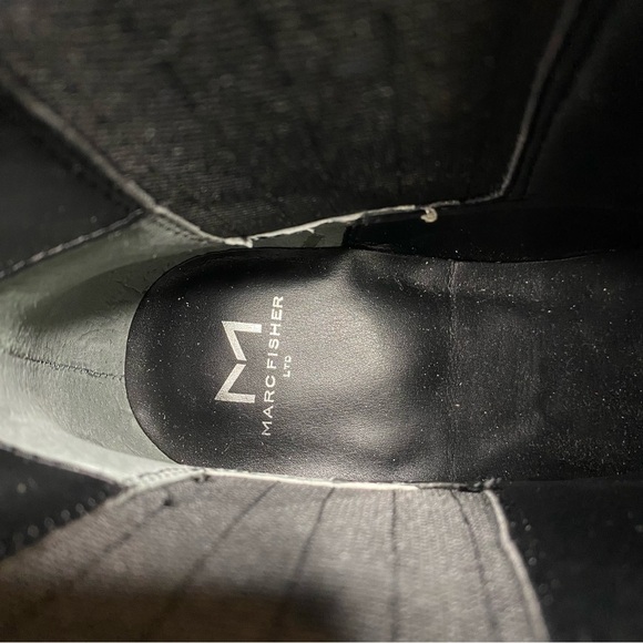 Marc Fisher Mizzie Black Harness Square Toe Boot 8 1/2 M - Picture 12 of 14